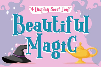 Beautiful Magic - Display Serif Font