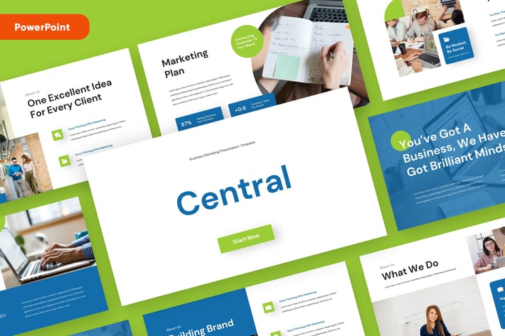 CENTRAL - Marketing Business Powerpoint