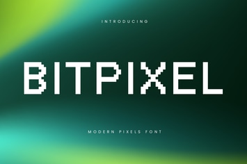  Bitpixel - Modern Futuristic Font