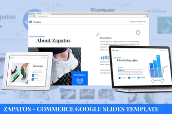 Zapatos - Commerce Google Slides Template