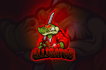 Alligator - Mascot & Esport Logo
