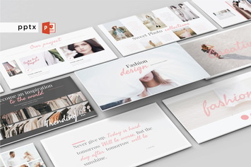 FASHION DESIGN - Powerpoint Template V138