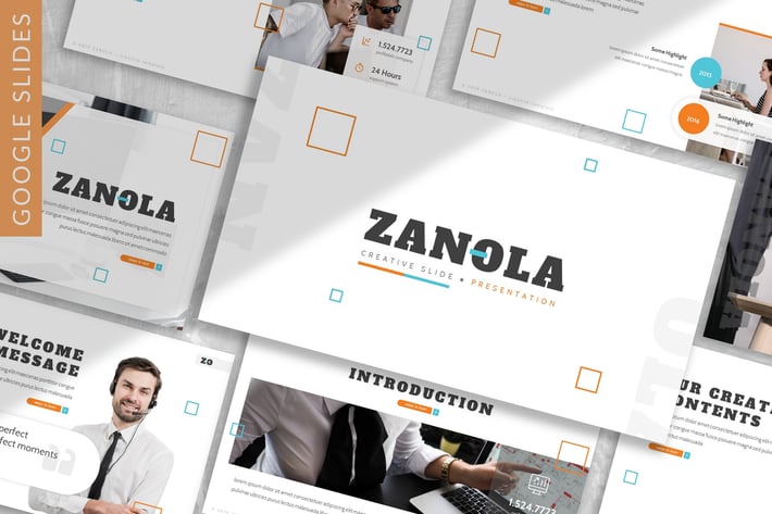 Zanola - Business Google Slide Template