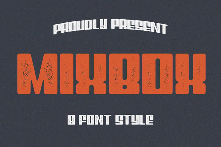 8 Font - MixBox Font Family