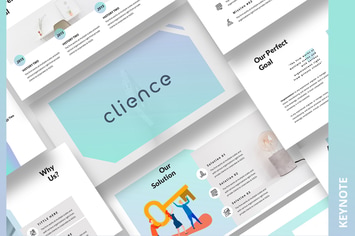 Clience Pitch Deck  Keynote Template