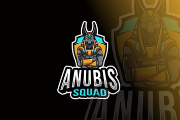 Anubis Squad Logo Template