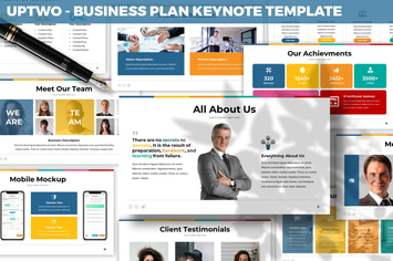 UpTwo - Business Plan Keynote Template