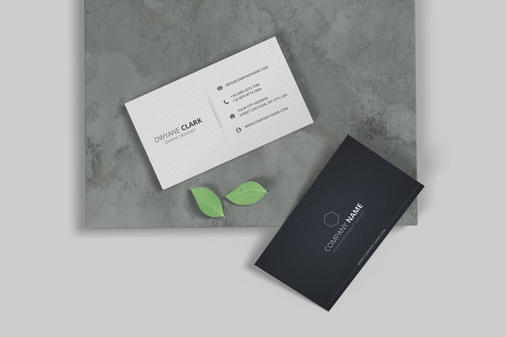 Minimalist Business Card Mockup Vol. 3.2
