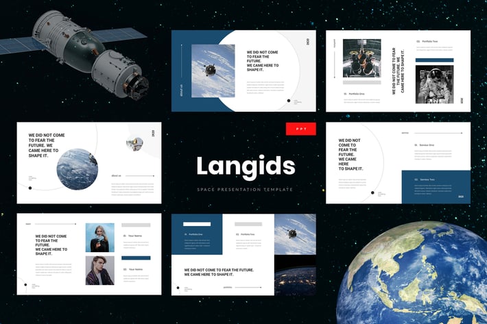 Langids - Space Powerpoint Presentation Template