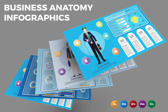 Business Anatomy – Infographics Design