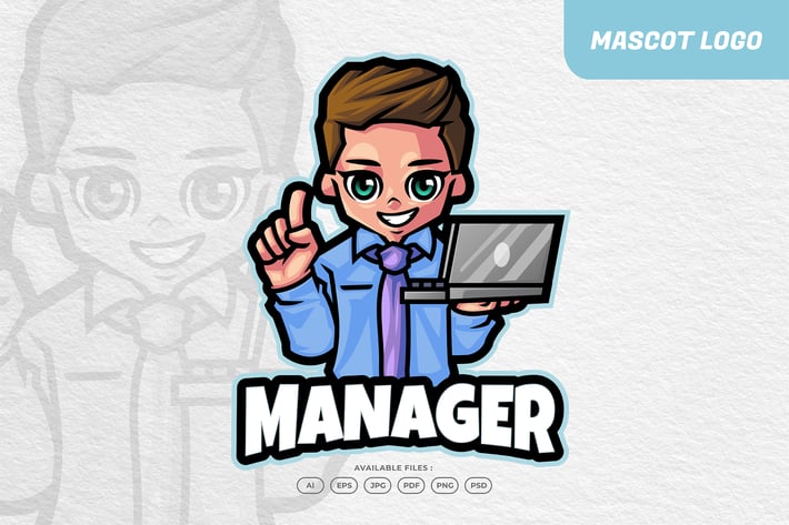 Office Manager Business Logo