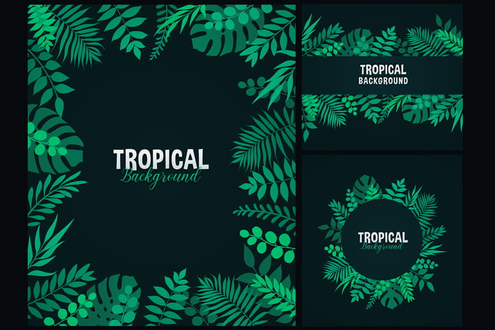 Tropical Leaf background