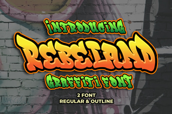 Rebeland - Graffiti Font
