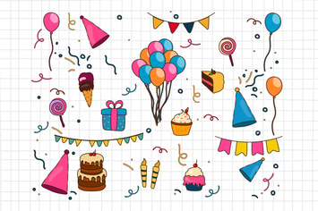 Happy Birthday Doodle