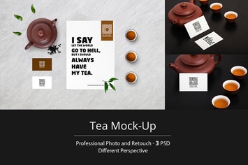 Tea Stationery Mock-Up