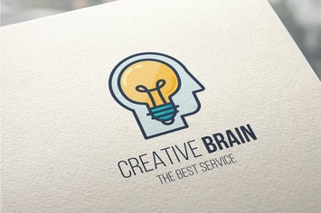 Creative Brain Logo Template