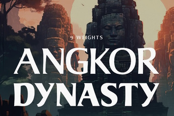 Angkor Dynasty - Asian Inspired Typeface