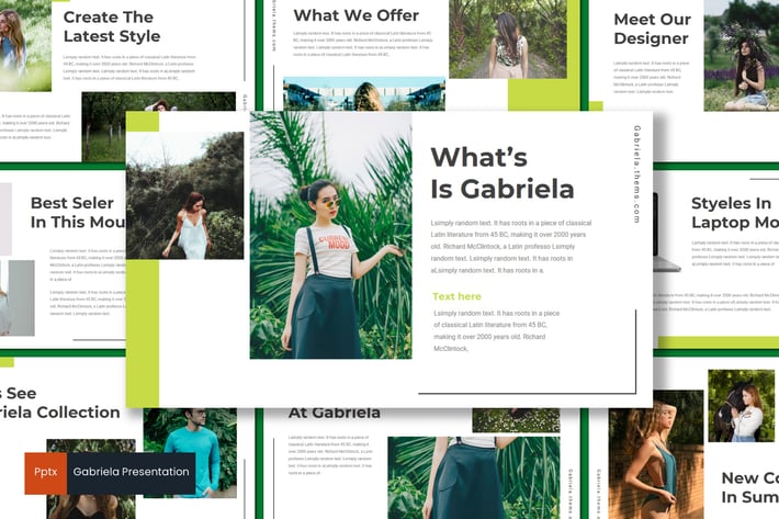 Gabriela - Powerpoint Template