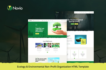 Novio - Ecology & Environmental Non-Profit HTML