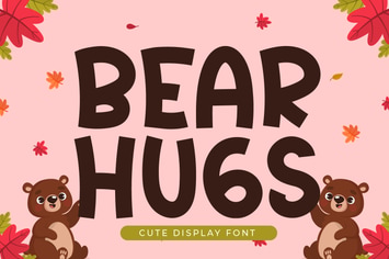 Bear Hugs - Bold Cute Display Font
