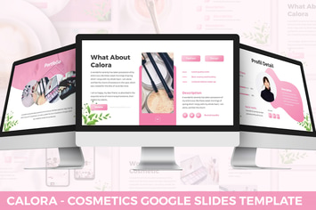 Calora - Cosmetics Google Slides Template