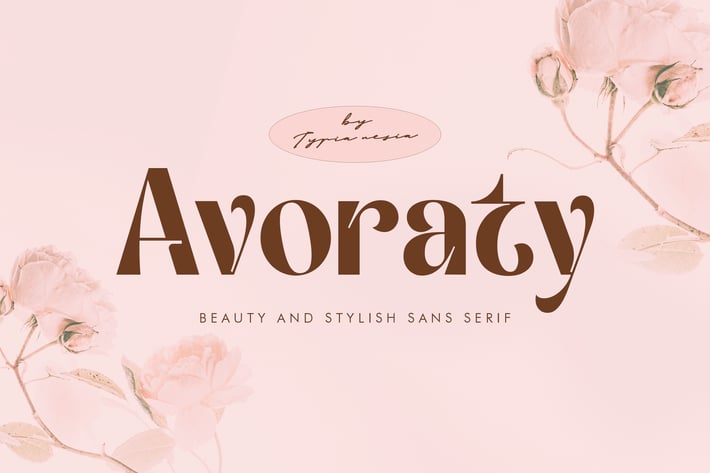 Avoraty - Modern Beauty Elegant Aesthetic Sans