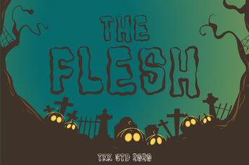 The Flesh - Horror Spooky Font