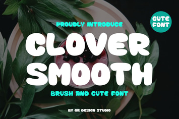 Clover Smooth - Bubble Fonts