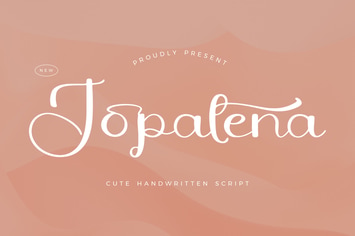 Jopalena Handwritten Script Font