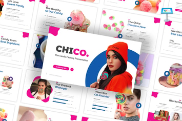 Chico - Candy Factory Keynote Template