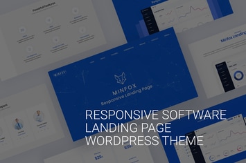 One page WordPress Theme - Minfox 