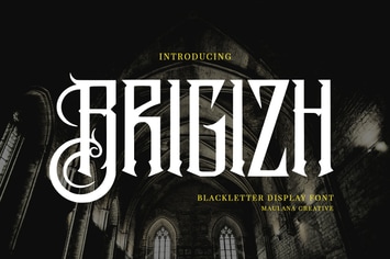 Brigizh Blackletter Display Font