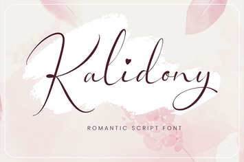 Kalidony - Lovely Font