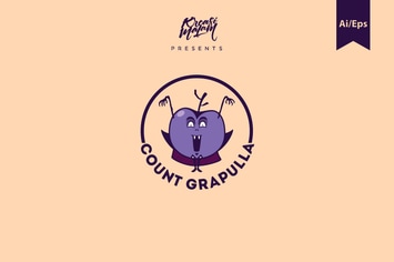 Count Grapulla Logo Template