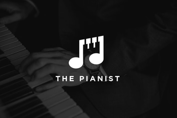 The Pianist - Music Note Logo