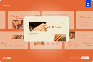 Brown Orange Minimalist Pitch Deck KEY • 003