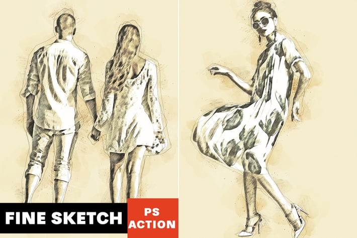 Fine Sketch Photoshop Action