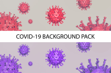 Coronavirus  ( Covid-19 ) Wide Background Pack 