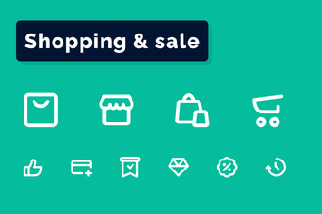 Shopping & Sale Icons