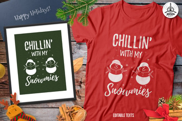 Christmas Snowman Sweater T-Shirt Xmas Retro Party
