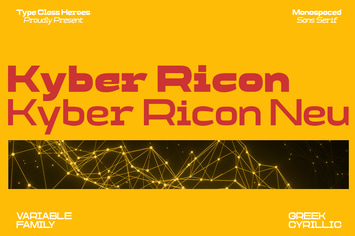 Kyber Ricon Family Font