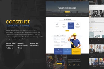Construct - Construction & Building HTML5 Template