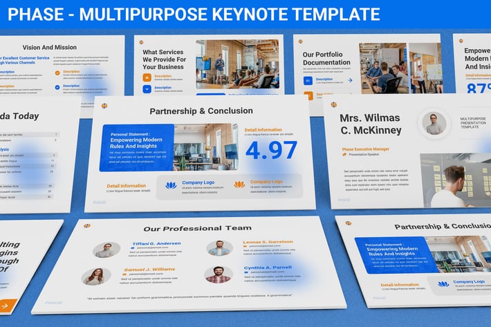 Phase - Multipurpose Keynote Template 