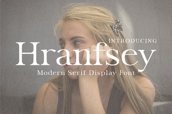 Hranfsey - Modern Serif Display Font