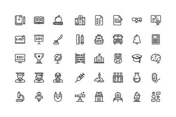 40 Science and Education icons