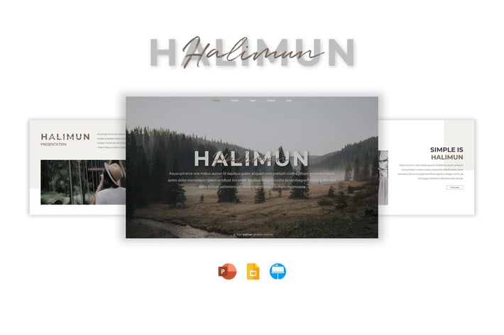 Halimun Presentation Template