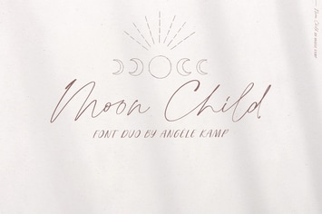 Moon Child font duo