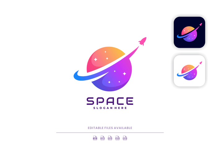 Space Colorful Logo