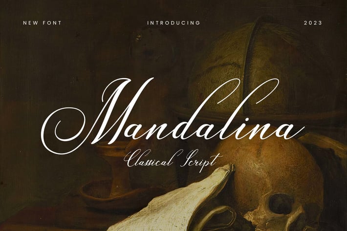 Mandalina Classical Script Font