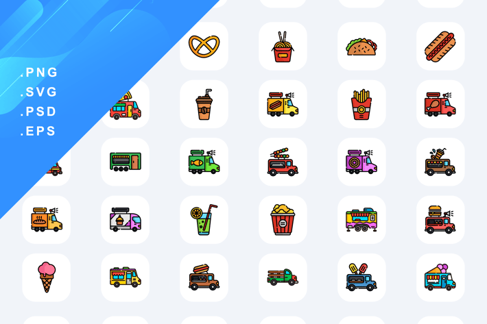 Food Truck Icons